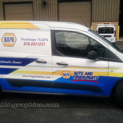 van graphics vehicle vinyl lettering truck signs kenvil nj morris county new jersey