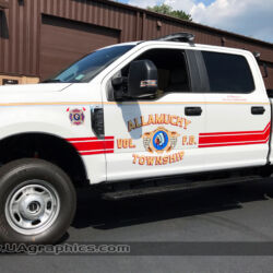 Fire Dept graphics and lettering, vinyl lettering in Morris County, Kenvil NJ