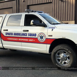 vinyl wrap, vinyl graphics, vehicle wrap, EMS graphics, emergency vehicle graphics, morris county nj, kenvil new jersey, 3M graphics
