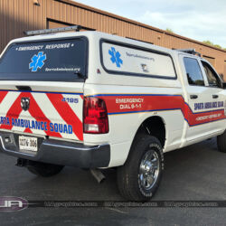 vinyl wrap, vinyl graphics, vehicle wrap, EMS graphics, emergency vehicle graphics, morris county nj, kenvil new jersey, 3M graphics
