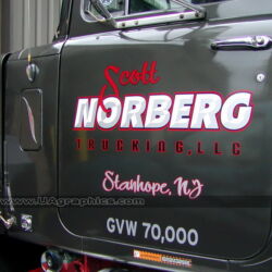 truck lettering vinyl graphics vehicle signs kenvil morris county nj