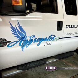 the Ultimate Alphabet, UA Graphics, Vinyl lettering, truck graphics, fleet graphics, commercial vehicle advertising, truck signs, morris county nj, kenvil nj