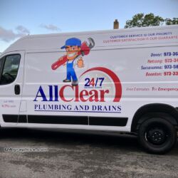 UA graphics, 3M wrap, van graphics, fleet lettering, vinyl wrap, truck signs, commercial vehicle advertising, morris county nj, kenvil new jersey, NJ truck lettering