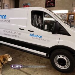 UA graphics, 3M wrap, van graphics, fleet lettering, vinyl wrap, truck signs, commercial vehicle advertising, morris county nj, kenvil new jersey, NJ truck lettering
