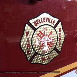 Vinyl lettering, 22k graphics, Emergency vehicle graphics, Fire Dept lettering, morris county nj, kenvil nj