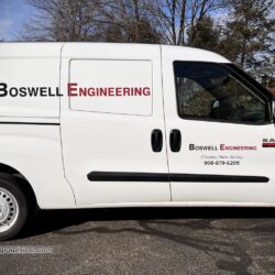 UA graphics, 3M graphics, van graphics, fleet lettering, vinyl wrap, truck signs, commercial vehicle advertising, morris county nj, kenvil new jersey, NJ truck lettering