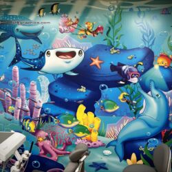 wall wrap, 3M graphics, vinyl wrap, 3m wrap, morris county, NJ graphics, commercial graphics, wall murals, the ultimate alphabet, uagraphics, kenvil nj