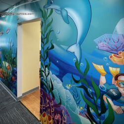 wall wrap, 3M graphics, vinyl wrap, 3m wrap, morris county, NJ graphics, commercial graphics, wall murals, the ultimate alphabet, uagraphics, kenvil nj