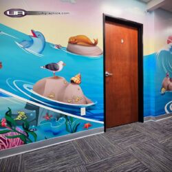 wall wrap, 3M graphics, vinyl wrap, 3m wrap, morris county, NJ graphics, commercial graphics, wall murals, the ultimate alphabet, uagraphics, kenvil nj