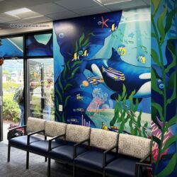 wall wrap, 3M graphics, vinyl wrap, 3m wrap, morris county, NJ graphics, commercial graphics, wall murals, the ultimate alphabet, uagraphics, kenvil nj