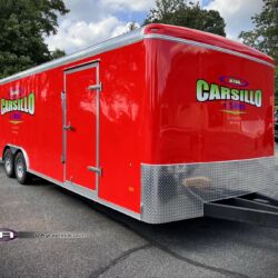 3m wrap, NJ Truck Lettering, UA graphics, Vinyl lettering, 3m, trailer graphics, morris county nj, kenvil nj