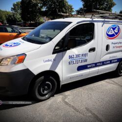 UA graphics, 3M wrap, van graphics, fleet lettering, vinyl wrap, truck signs, commercial vehicle advertising, morris county nj, kenvil new jersey, NJ truck lettering