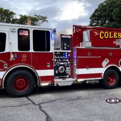 NJ Truck Lettering, UA graphics, Vinyl lettering, 3m reflective graphics, Emergency vehicle graphics, Fire Dept lettering, morris county nj, kenvil nj