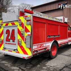 NJ Truck Lettering, UA graphics, UA wraps, Vinyl lettering, 3m reflective graphics, Emergency vehicle graphics, Fire Dept lettering, morris county nj, kenvil nj