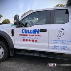 UA Graphics, Vinyl lettering, truck graphics, fleet graphics, commercial vehicle advertising, truck signs, morris county nj, kenvil nj