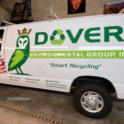 UA graphics, 3M graphics, van graphics, fleet lettering, vinyl wrap, truck signs, commercial vehicle advertising, morris county nj, kenvil new jersey, NJ truck lettering