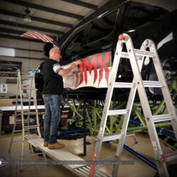 3mgraphics, vinyl lettering, mud truck graphics, DMX, new jersey vinyl graphics, morris county NJ, Monster truck, DMX monster truck
