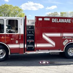 NJ Truck Lettering, UA graphics, UA wraps, Vinyl lettering, 3m reflective graphics, Emergency vehicle graphics, Fire Dept lettering, morris county nj, kenvil nj