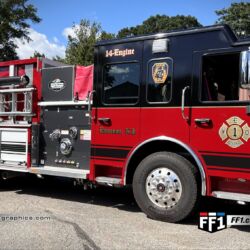 NJ Truck Lettering, UA graphics, UA wraps, Vinyl lettering, 3m reflective graphics, Emergency vehicle graphics, Fire Dept lettering, morris county nj, kenvil nj