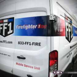 UA graphics, 3M wrap, van graphics, fleet lettering, vinyl wrap, truck signs, commercial vehicle advertising, morris county nj, kenvil new jersey, NJ truck lettering