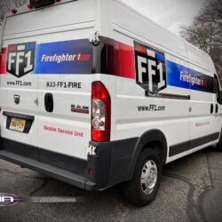 NJ Truck Lettering, UA graphics, Vinyl lettering, 3m reflective graphics, Emergency vehicle graphics, Fire Dept lettering, morris county nj, kenvil nj