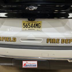 NJ Truck Lettering, UA graphics, UA wraps, Vinyl lettering, 3m reflective graphics, Emergency vehicle graphics, Fire Dept lettering, morris county nj, kenvil nj