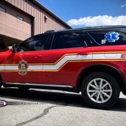 NJ Truck Lettering, UA graphics, UA wraps, Vinyl lettering, 3m reflective graphics, Emergency vehicle graphics, Fire Dept lettering, morris county nj, kenvil nj