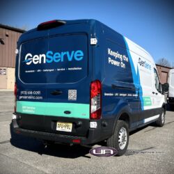 UA graphics, 3M wrap, van graphics, fleet lettering, vinyl wrap, truck signs, commercial vehicle advertising, morris county nj, kenvil new jersey, NJ truck lettering, commercial truck lettering
