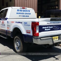 truck graphics, 3M, vinyl lettering, truck lettering, vinyl graphics, truck signs, vehicle advertising, commercial graphics, north jersey, morris county nj, kenvil