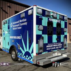 the Ultimate Alphabet, 3M wrap, NJ Truck Lettering, UA graphics, Vinyl lettering, 3m reflective graphics, Emergency vehicle graphics, Ambulance graphics, morris county nj, kenvil nj
