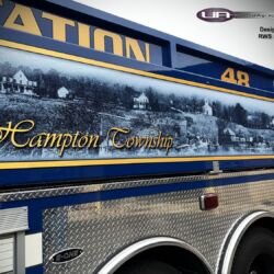 the Ultimate Alphabet, 3M wrap, NJ Truck Lettering, UA graphics, Vinyl lettering, 3m reflective graphics, Emergency vehicle graphics, Police Dept lettering, morris county nj, kenvil nj