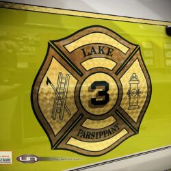 NJ Truck Lettering, UA graphics, UA wraps, Vinyl lettering, 3m reflective graphics, Emergency vehicle graphics, Fire Dept lettering, morris county nj, kenvil nj