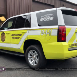 emergency vehicle graphics, fire dept lettering, vinyl graphics, 22k gold striping, 3M reflective, fleet graphics, north jersey, morris county nj, kenvil nj, vinyl lettering