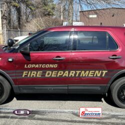 NJ Truck Lettering, UA graphics, UA wraps, Vinyl lettering, 3m reflective graphics, Emergency vehicle graphics, Fire Dept lettering, morris county nj, kenvil nj
