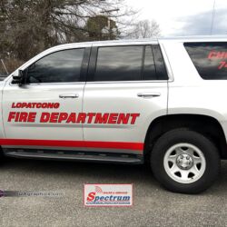 NJ Truck Lettering, UA graphics, UA wraps, Vinyl lettering, 3m reflective graphics, Emergency vehicle graphics, Fire Dept lettering, morris county nj, kenvil nj