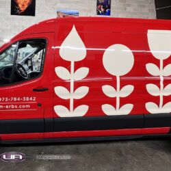 UA graphics, 3M graphics, van graphics, fleet lettering, vinyl wrap, truck signs, commercial vehicle advertising, morris county nj, kenvil new jersey, NJ truck lettering