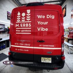 UA graphics, 3M graphics, van graphics, fleet lettering, vinyl wrap, truck signs, commercial vehicle advertising, morris county nj, kenvil new jersey, NJ truck lettering