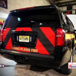 NJ Truck Lettering, UA graphics, UA wraps, Vinyl lettering, 3m reflective graphics, Emergency vehicle graphics, Fire Dept lettering, morris county nj, kenvil nj