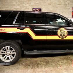 NJ Truck Lettering, UA graphics, UA wraps, Vinyl lettering, 3m reflective graphics, Emergency vehicle graphics, Fire Dept lettering, morris county nj, kenvil nj