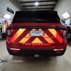 NJ Truck Lettering, UA graphics, UA wraps, Vinyl lettering, 3m reflective graphics, Emergency vehicle graphics, Fire Dept lettering, Ghost Graphics, morris county nj, kenvil nj