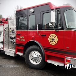 NJ Truck Lettering, UA graphics, UA wraps, Vinyl lettering, 3m reflective graphics, Emergency vehicle graphics, Fire Dept lettering, morris county nj, kenvil nj