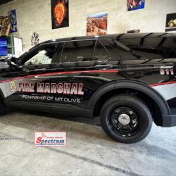 NJ Truck Lettering, UA graphics, UA wraps, Vinyl lettering, 3m reflective graphics, Emergency vehicle graphics, Fire Dept lettering, morris county nj, kenvil nj