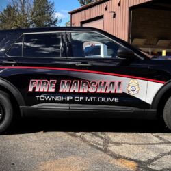 NJ Truck Lettering, UA graphics, UA wraps, Vinyl lettering, 3m reflective graphics, Emergency vehicle graphics, Fire Dept lettering, morris county nj, kenvil nj