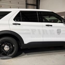 NJ Truck Lettering, UA graphics, UA wraps, Vinyl lettering, 3m reflective graphics, Emergency vehicle graphics, Fire Dept lettering, morris county nj, kenvil nj