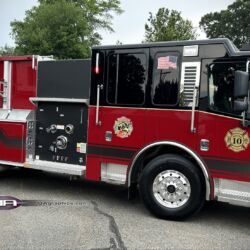 NJ Truck Lettering, UA graphics, UA wraps, Vinyl lettering, 3m reflective graphics, Emergency vehicle graphics, Fire Dept lettering, morris county nj, kenvil nj