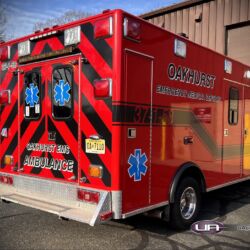 NJ Truck Lettering, UA graphics, Vinyl lettering, 3m reflective graphics, Emergency vehicle graphics, Fire Dept lettering, morris county nj, kenvil nj