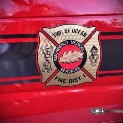 NJ Truck Lettering, UA graphics, Vinyl lettering, 3m reflective graphics, Emergency vehicle graphics, Fire Dept lettering, morris county nj, kenvil nj
