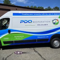 UA graphics, 3M wrap, van graphics, fleet lettering, vinyl wrap, truck signs, commercial vehicle advertising, morris county nj, kenvil new jersey, NJ truck lettering, commercial truck lettering