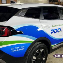 UA graphics, 3M graphics, van graphics, fleet lettering, vinyl wrap, truck signs, commercial vehicle advertising, morris county nj, kenvil new jersey, NJ truck lettering