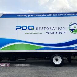 UA graphics, 3M wrap, van graphics, fleet lettering, vinyl wrap, truck signs, commercial vehicle advertising, morris county nj, kenvil new jersey, NJ truck lettering, commercial truck lettering